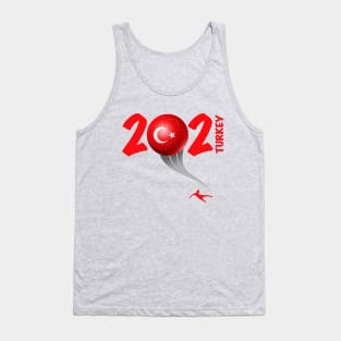 Turkey Euro Soccer 2021 Tank Top